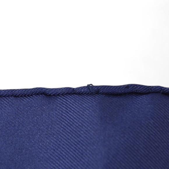 HERMES Blue Silk Scarf - Picture 7 of 9